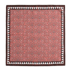 Red Square Scarf 100% Silk