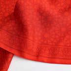 Red Square Scarf Dalila v2 - 100% Silk