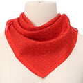 Red Square Scarf Dalila v2 - 100% Silk