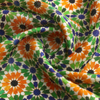 Islamic Art Print Square Silk Scarf Nur