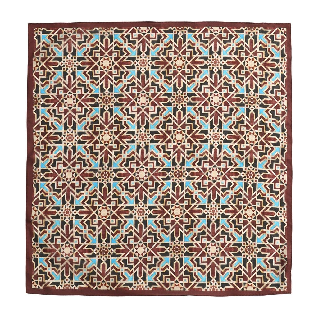 Brown Silk Neckerchief