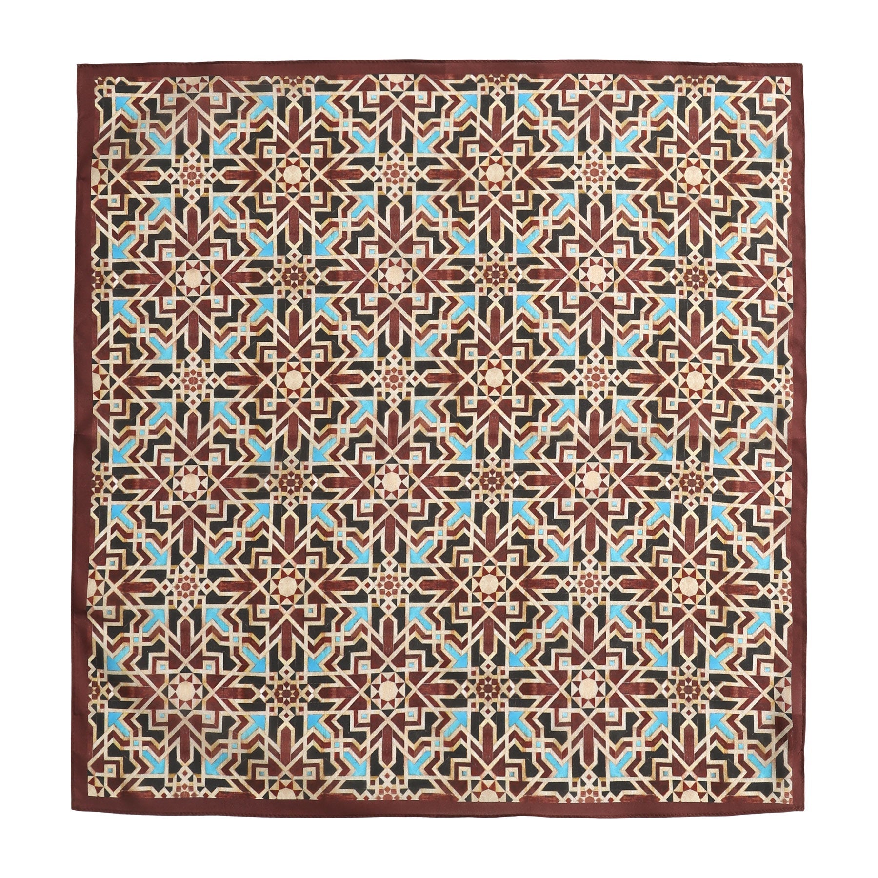 Brown Silk Neckerchief