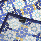 Blue Neck Scarf 100% Silk DalAhorra