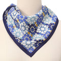 Blue Neck Scarf 100% Silk DalAhorra