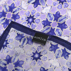 Square Silk Scar for Women Purple