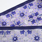 Square Silk Scar for Women Purple
