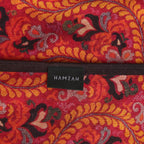 Ruba Red Luxury Silk & Wool Scarf 180 x 65 cm – Moroccan Inspired Design