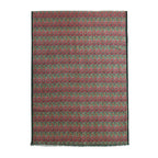 Ufuq Green Luxury Silk & Wool Scarf 180 x 65 cm – Moroccan Inspired Design