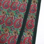 Ufuq Green Luxury Silk & Wool Scarf 180 x 65 cm – Moroccan Inspired Design