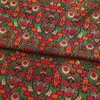 Sarab Green Luxury Silk & Wool Scarf 180 x 65 cm – Moroccan Inspired Design