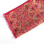 Mihrah Brown Luxury Silk & Wool Scarf 180 x 65 cm – Moroccan Inspired Design