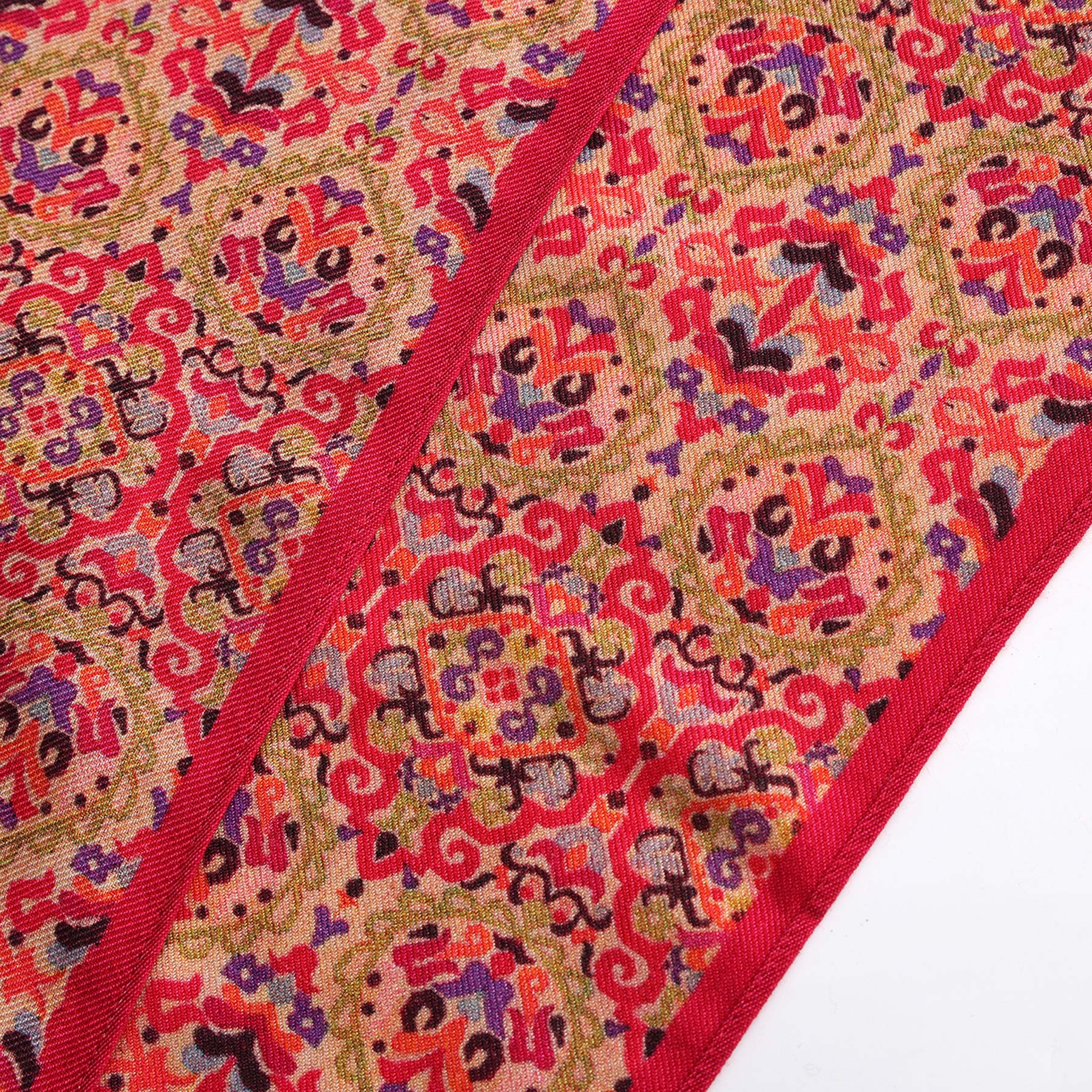 Mihrah Brown Luxury Silk & Wool Scarf 180 x 65 cm – Moroccan Inspired Design