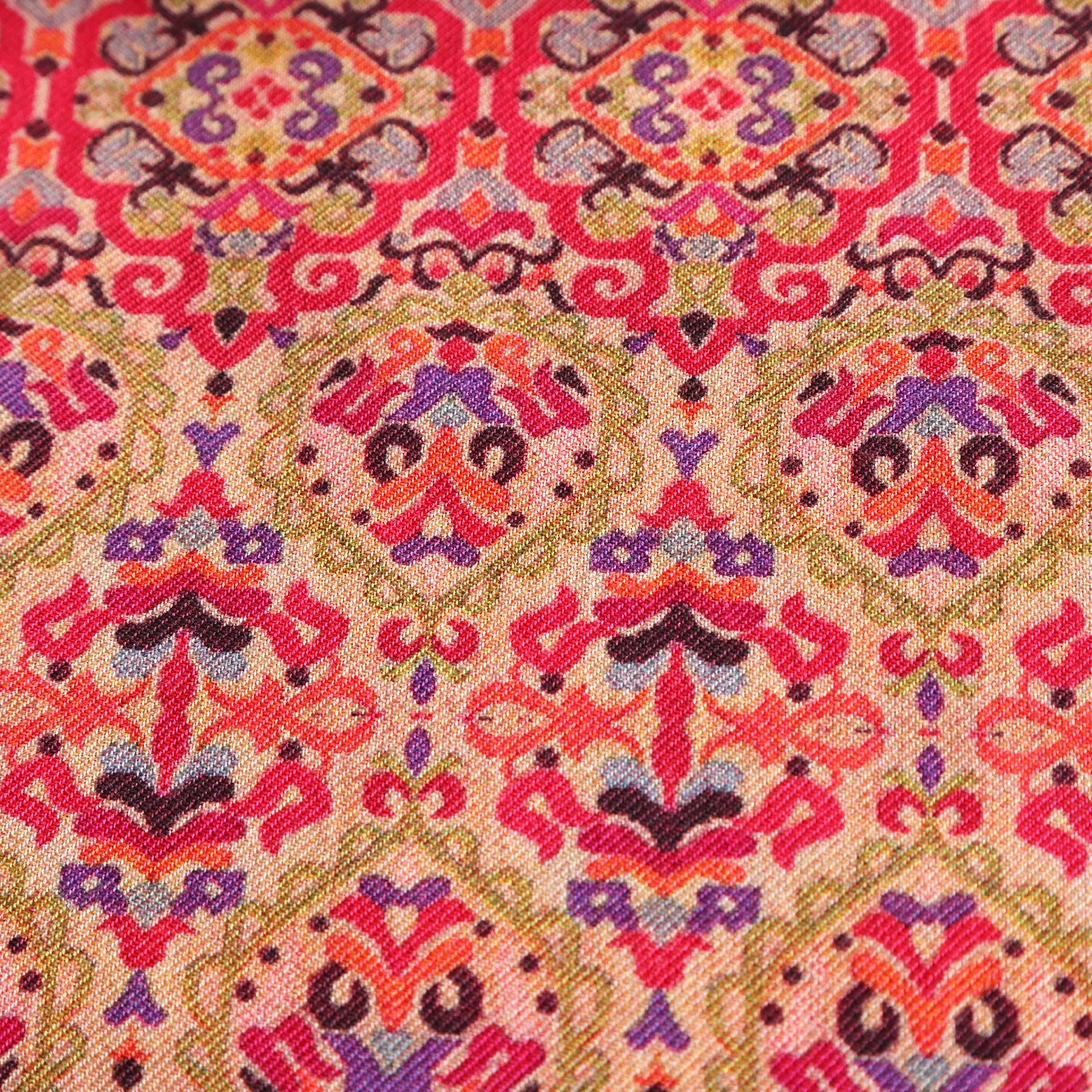 Mihrah Brown Luxury Silk & Wool Scarf 180 x 65 cm – Moroccan Inspired Design