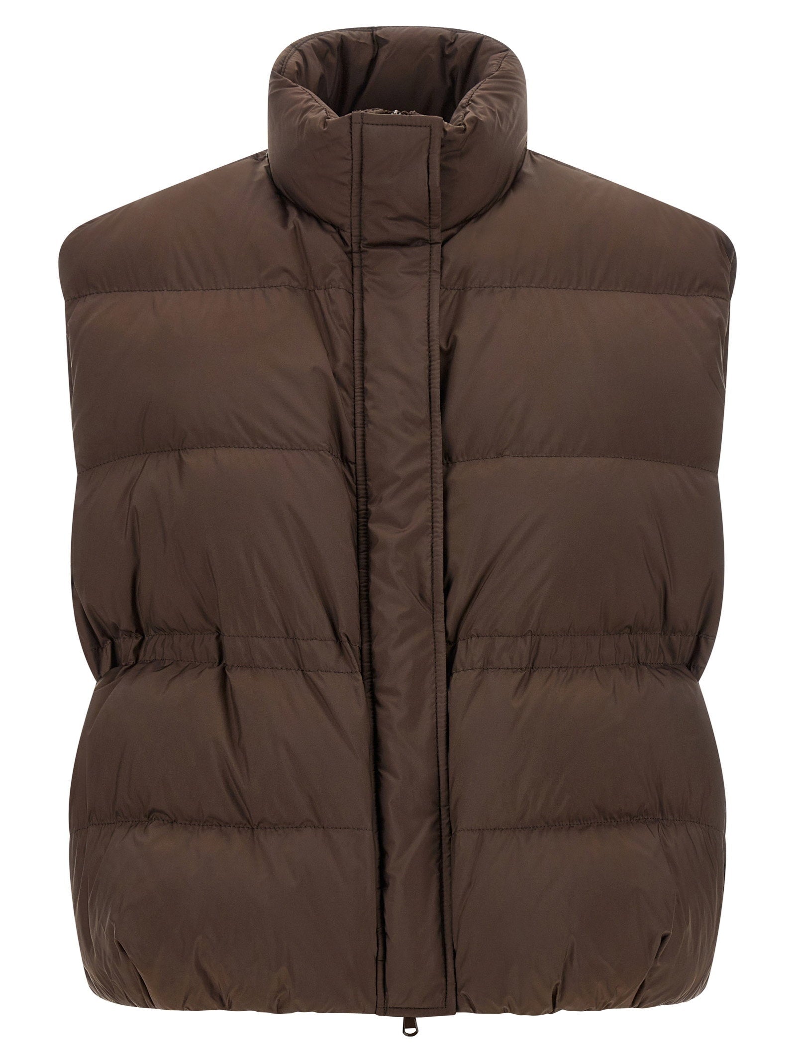 Brunello Cucinelli Monile Vest — Brown
