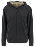 Brunello Cucinelli Monile Hoodie — charcoal