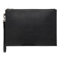 Grained Calfskin Monogram Clutch