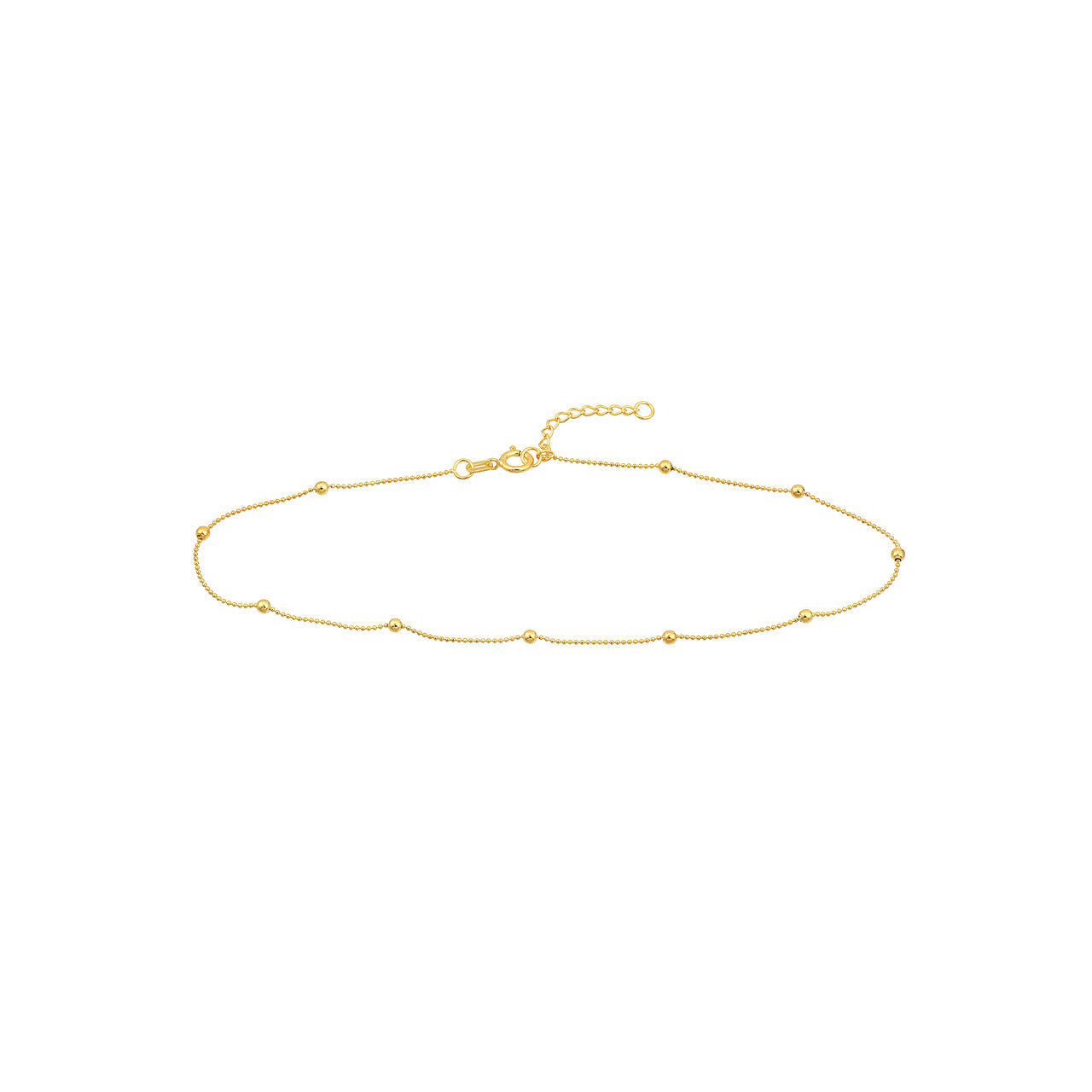 D/C Bead Stations Adjustable Anklet