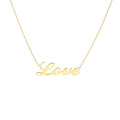 Cursive Love Adjustable Necklace