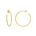 25mm x 1.2mm Hoop Post Earrings