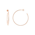 40mm x 1.2mm Hoop Post Earrings