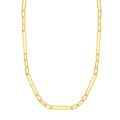 3+1 Hollow Paper Clip Chain with Lobster Lock