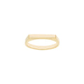 Slim Engravable Signet Ring