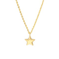 Child's Puff Star Chain Necklace