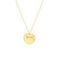 Large Puff Heart Necklace