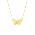 Fluted Butterfly Necklace