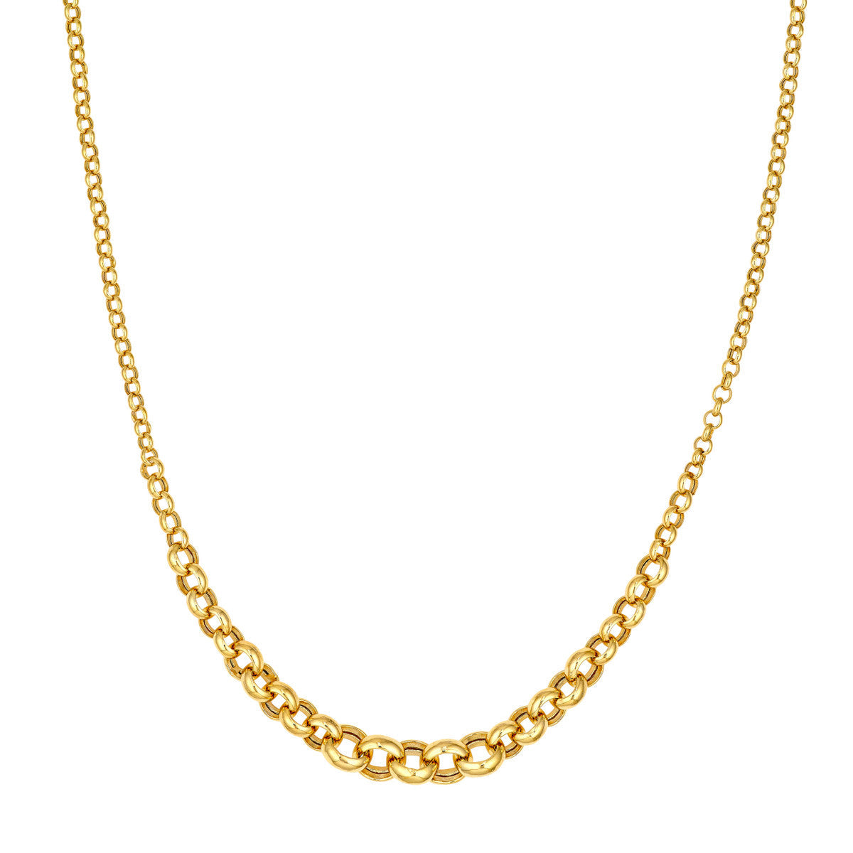 Graduated Medium Rolo Necklace