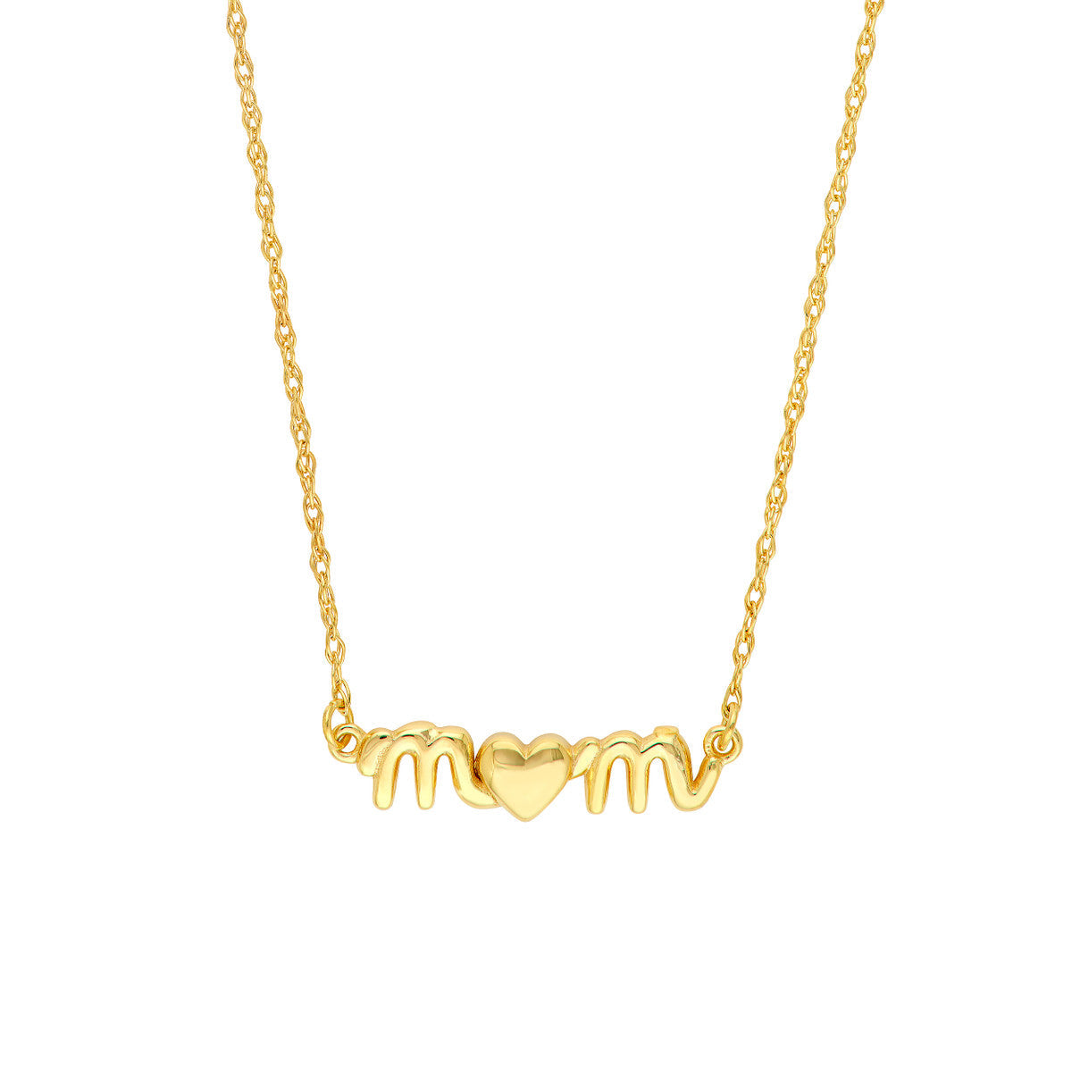 "Mom" Heart Necklace