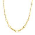 Graduated Oval Link Necklace