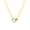 Double Interlocking Necklace