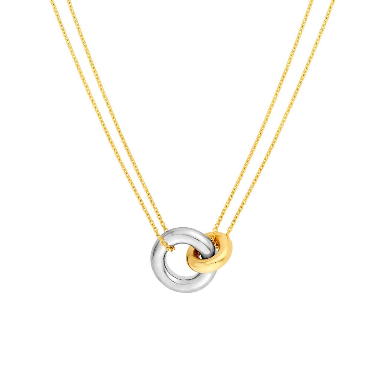 Double Interlocking Necklace