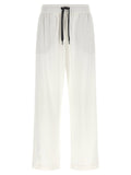 Brunello Cucinelli Cotton Piqué Track Joggers — White