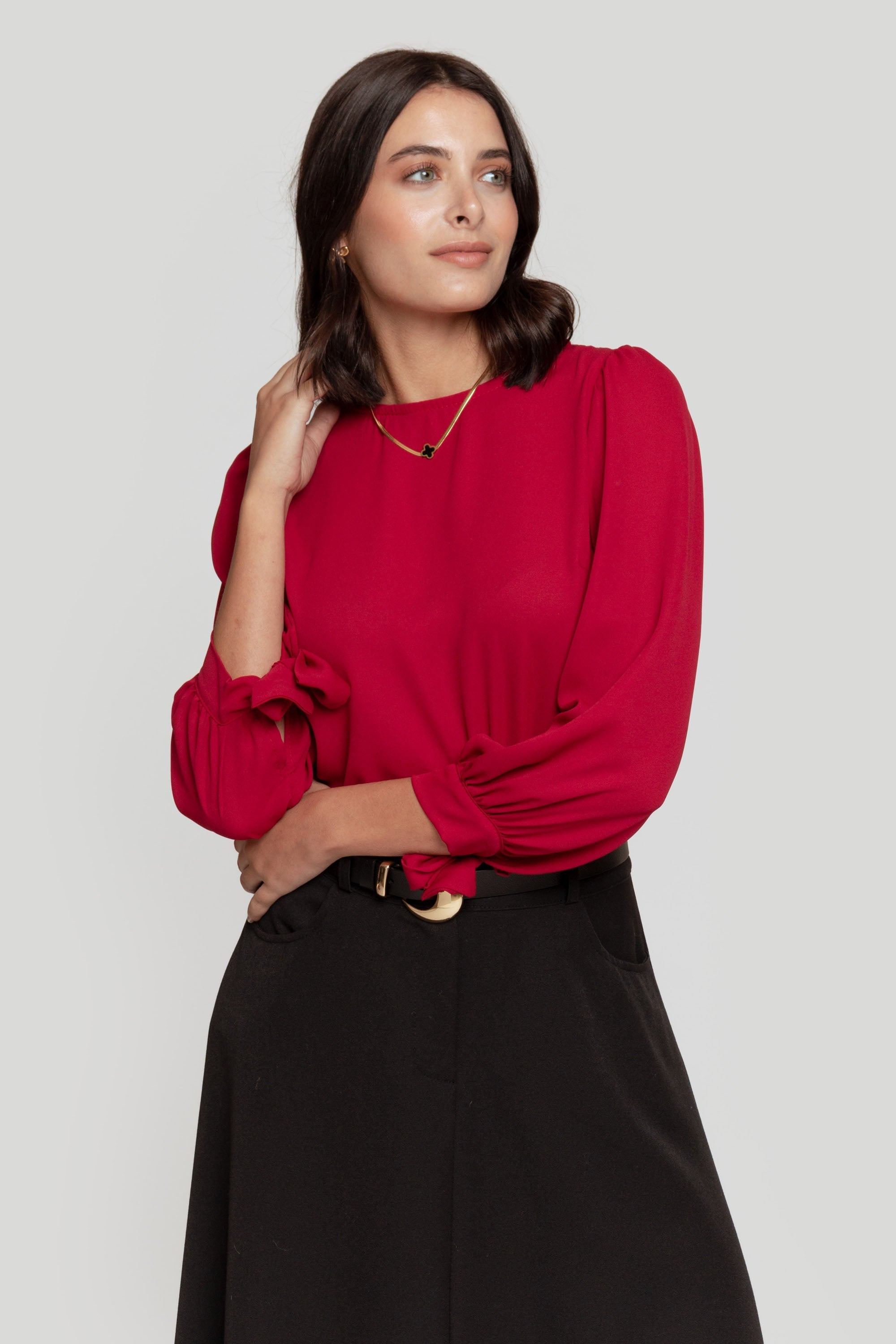 BLUSA  GASA LAZOS