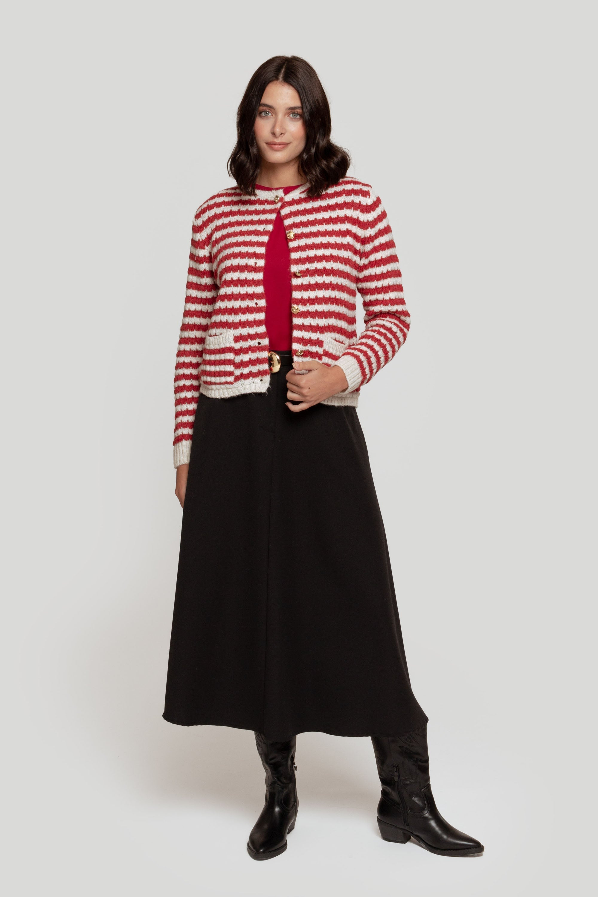 CARDIGAN  RAYAS
