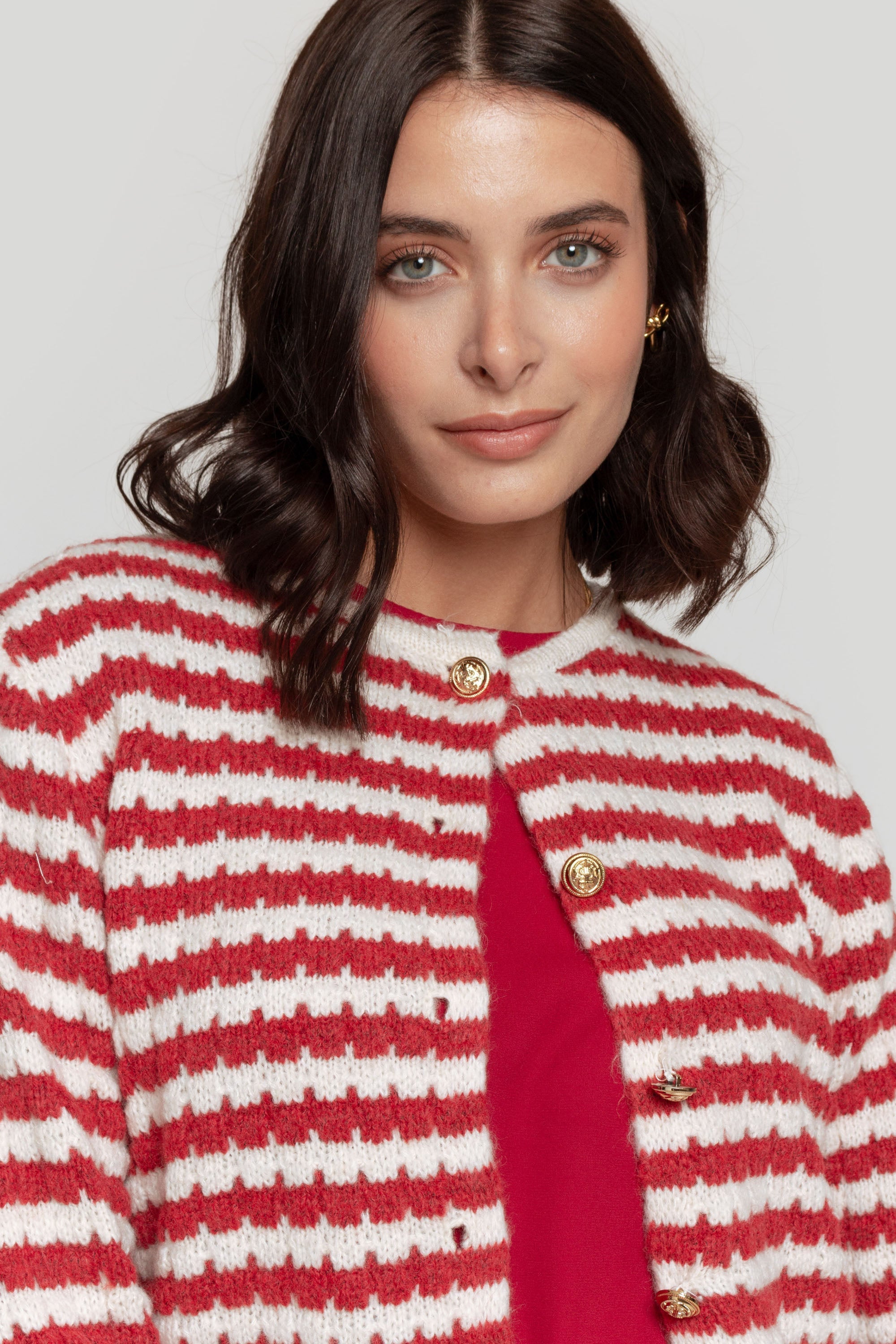 CARDIGAN  RAYAS