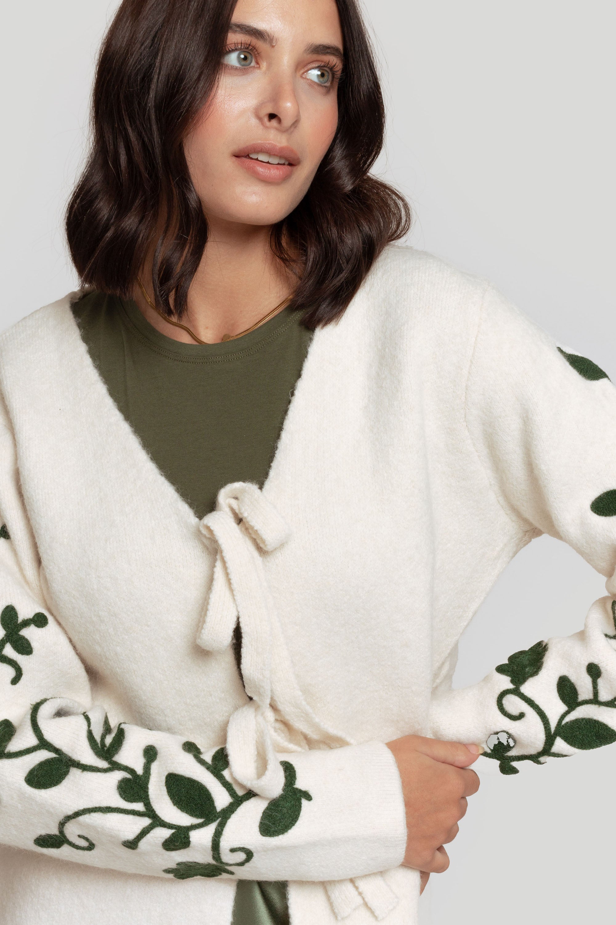 CARDIGAN  CON LANA