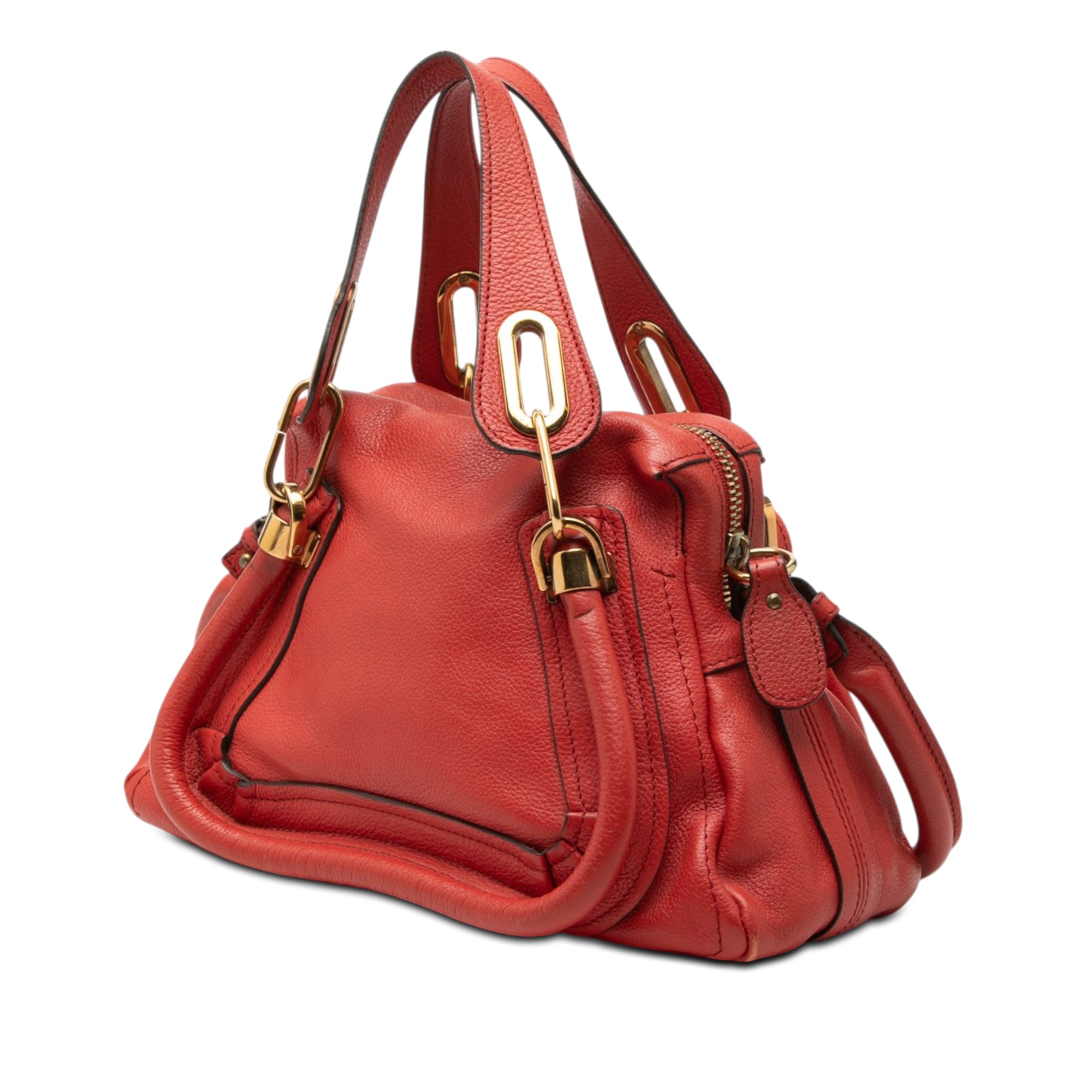 Small Leather Paraty Satchel