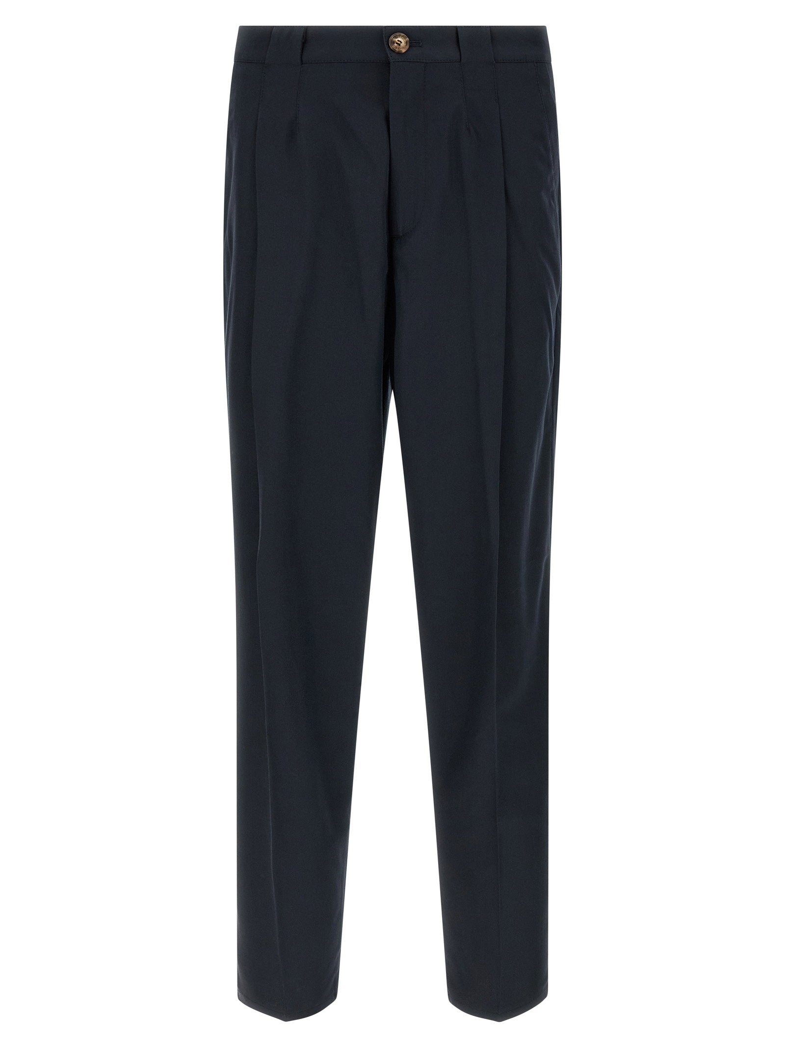 Brunello Cucinelli Cotton Chinos — Navy