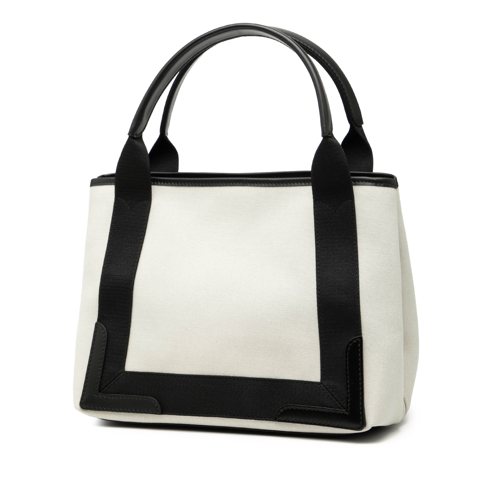 Canvas Navy Cabas Tote S