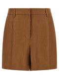 Brunello Cucinelli Monile Bermuda Shorts — Tobacco brown