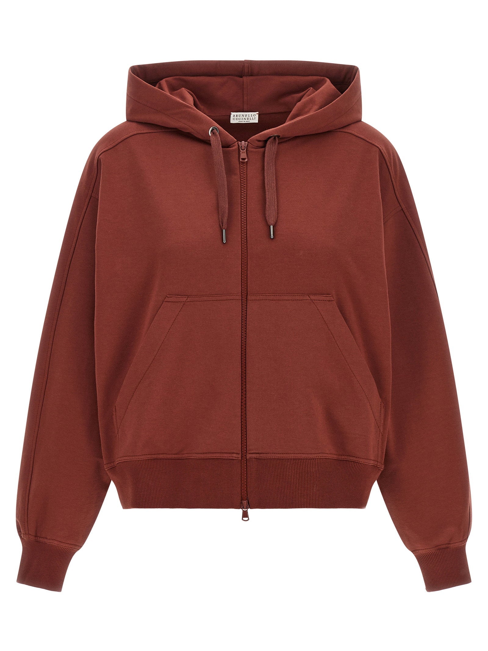 Brunello Cucinelli Solomei Hoodie — Brown