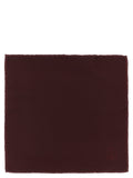 Brunello Cucinelli Double-Face Silk Clutch — Burgundy