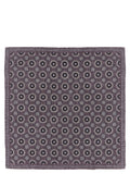 Brunello Cucinelli Medaglione Double-Face Silk Scarf — Purple
