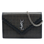 Studded Leather Monogram Le Sept Chain Bag