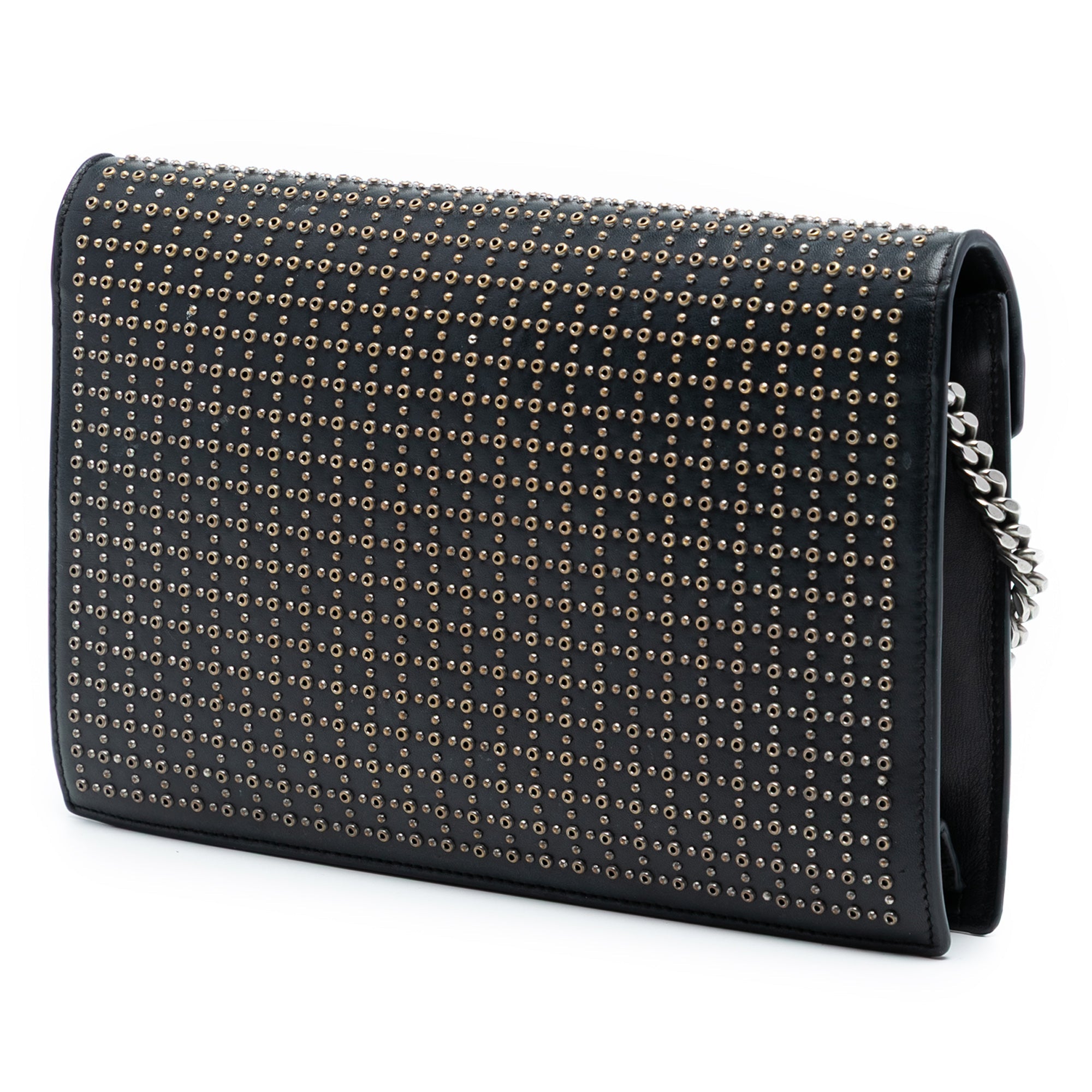 Studded Leather Monogram Le Sept Chain Bag