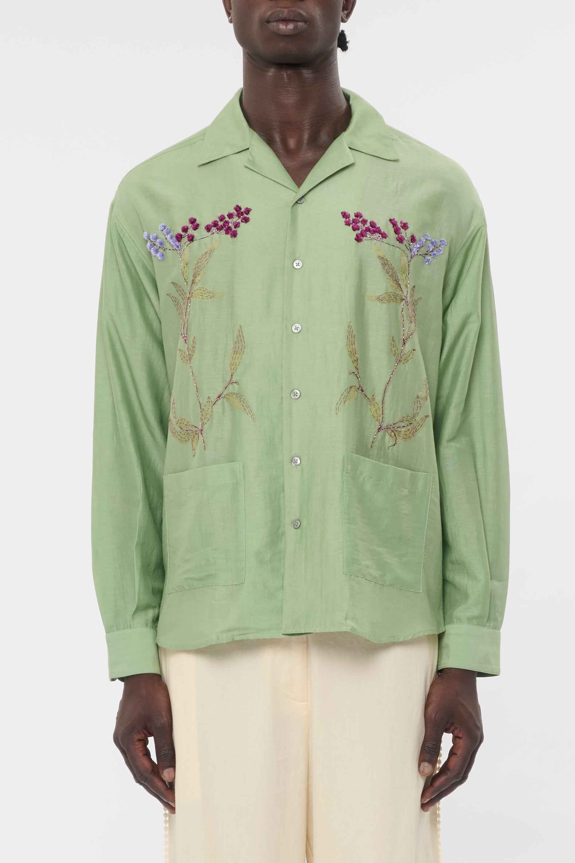 Baziszt Ming Shirt — Green