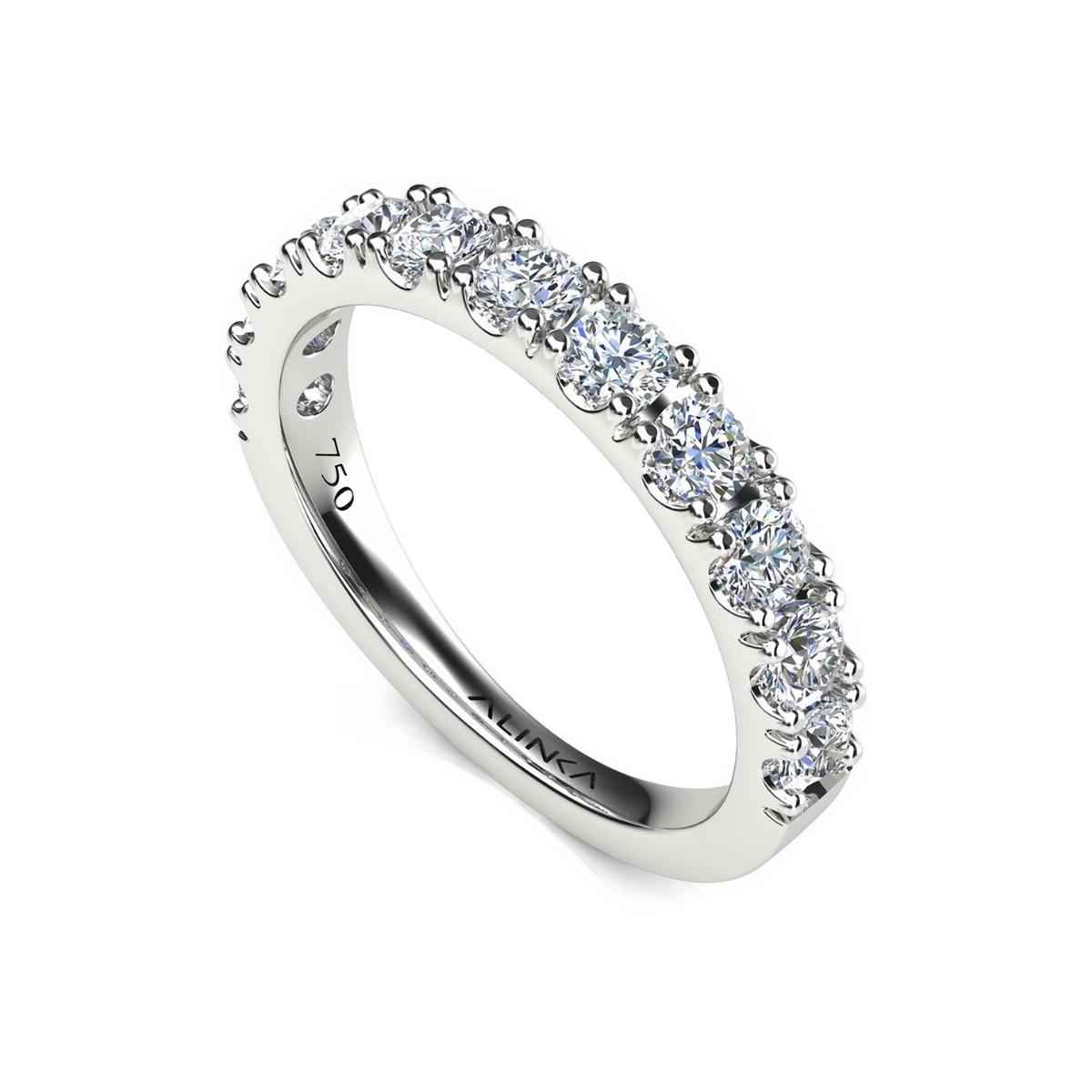 MIRA Diamond Half Surround Eternity Ring By ALINKA Fine Jewellery